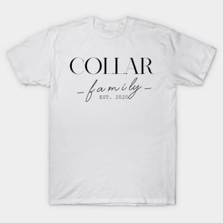 Collar Family EST. 2020, Surname, Collar T-Shirt